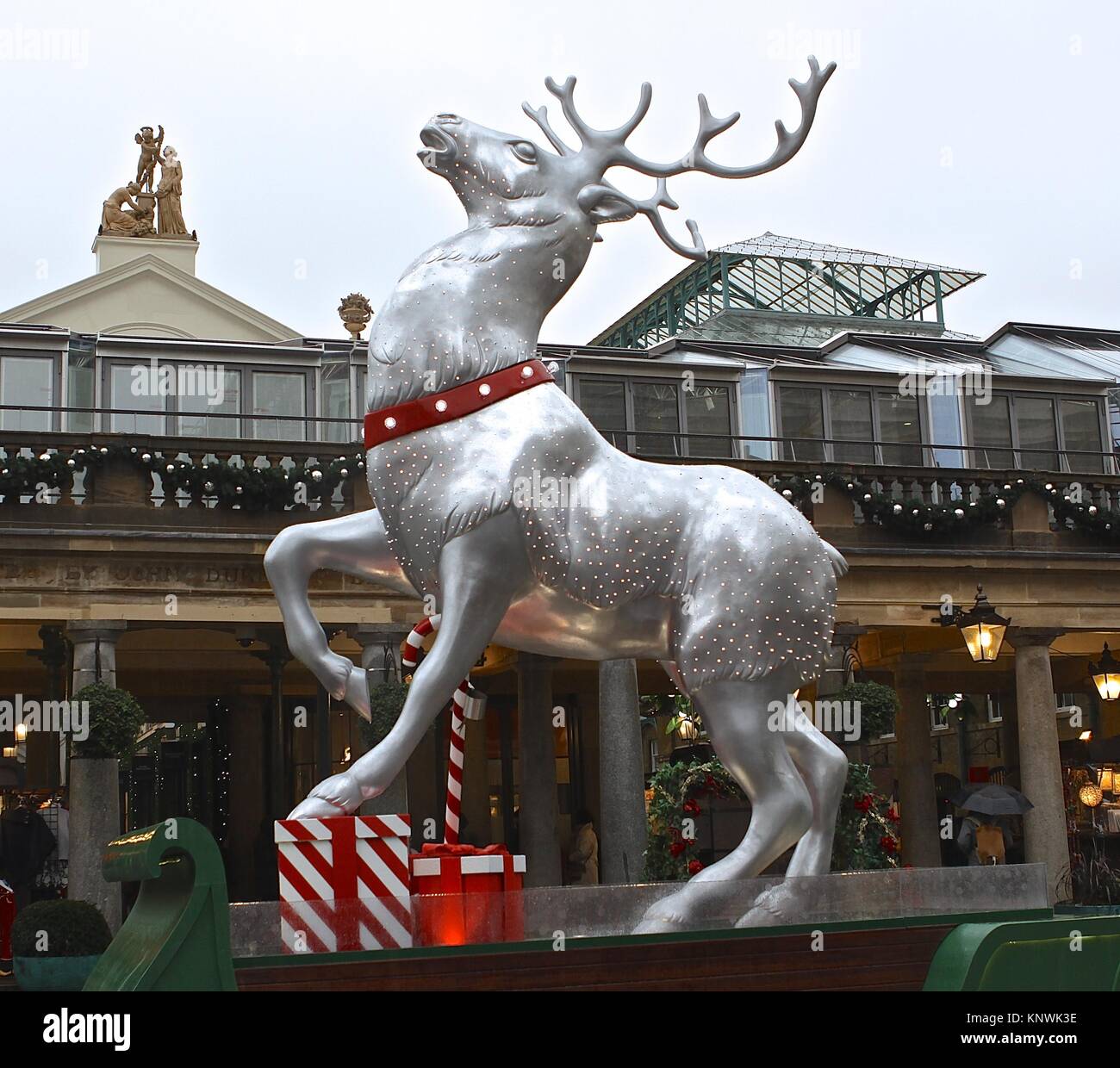 Covent Garden Londres Angleterre 2017 Noël Banque D'Images