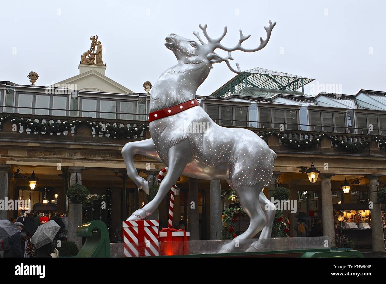 Covent Garden Londres Angleterre 2017 Noël Banque D'Images