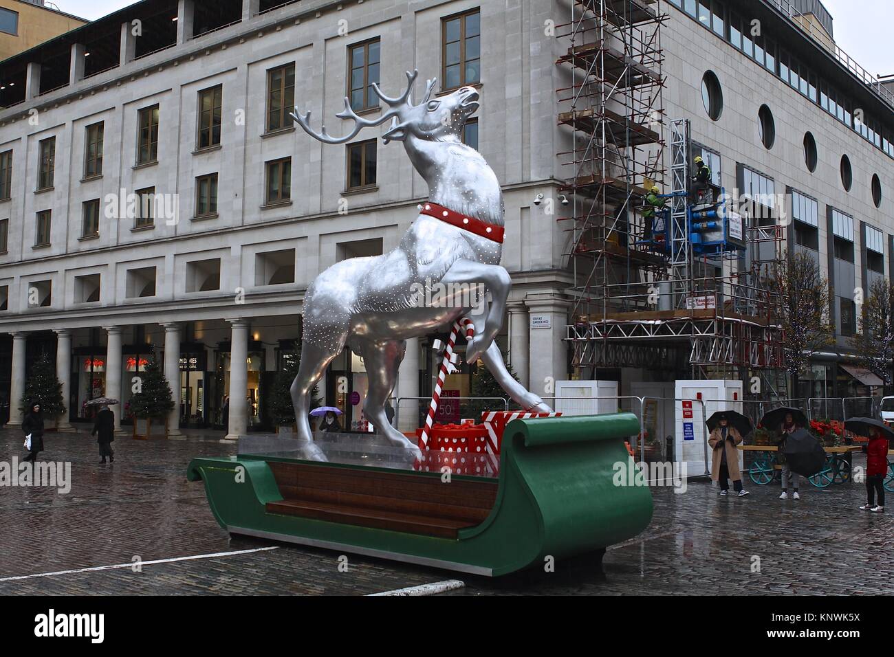 Covent Garden Londres Angleterre 2017 Noël Banque D'Images