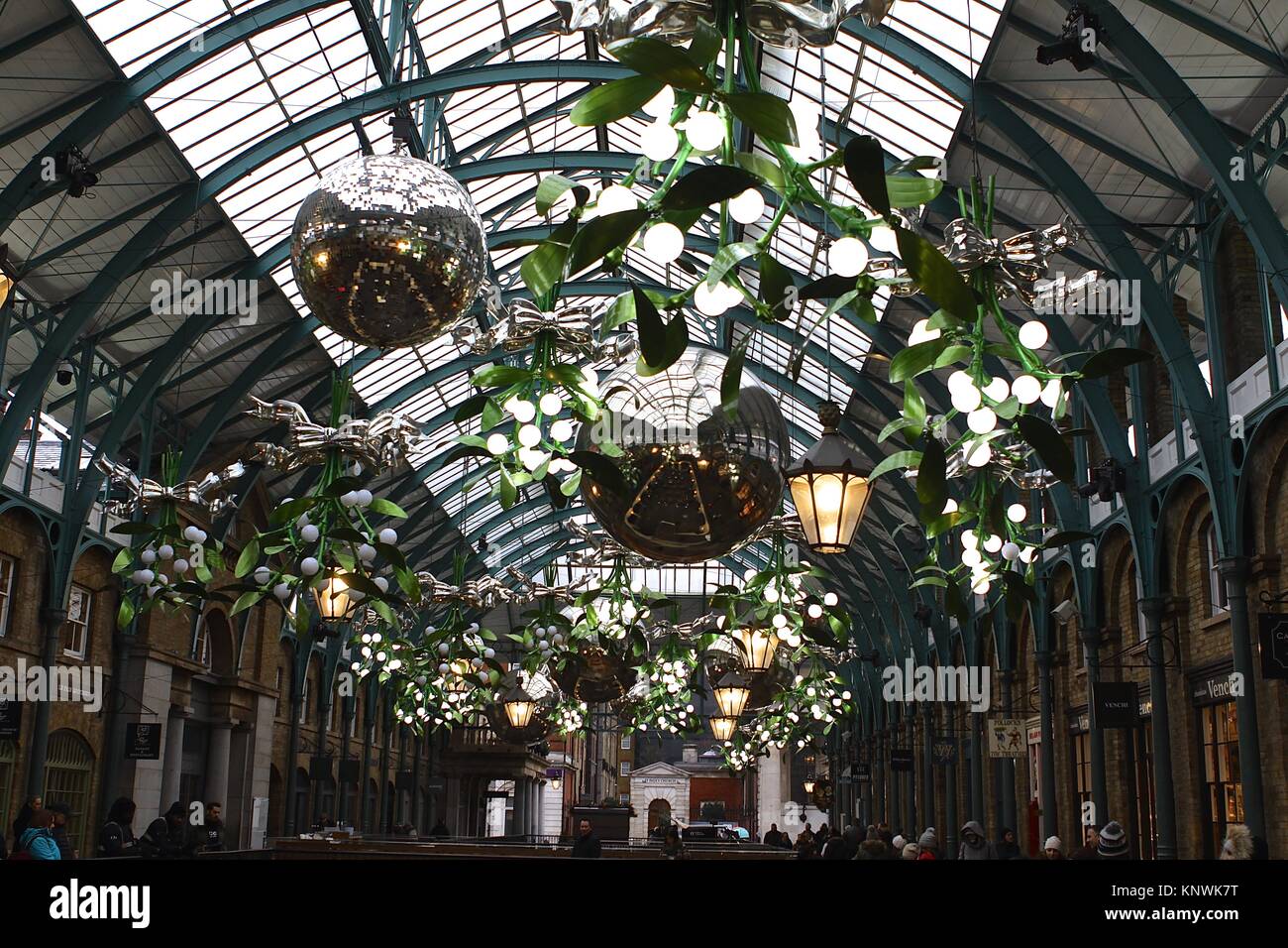 Covent Garden Londres Angleterre 2017 Noël Banque D'Images