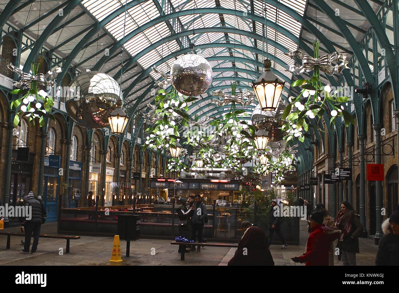 Covent Garden Londres Angleterre 2017 Noël Banque D'Images