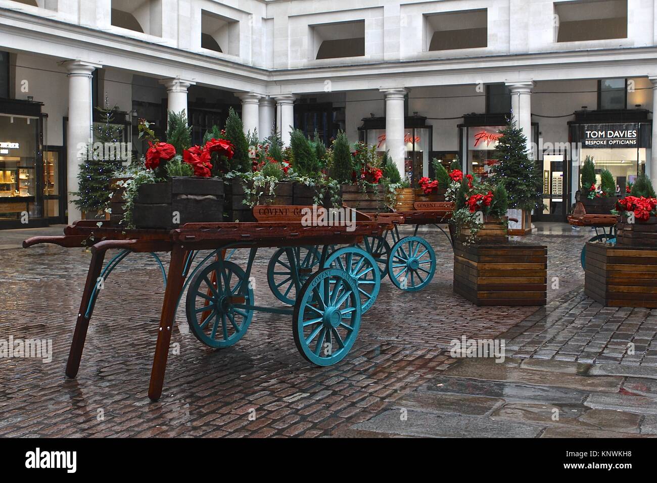 Covent Garden Londres Angleterre 2017 Noël Banque D'Images