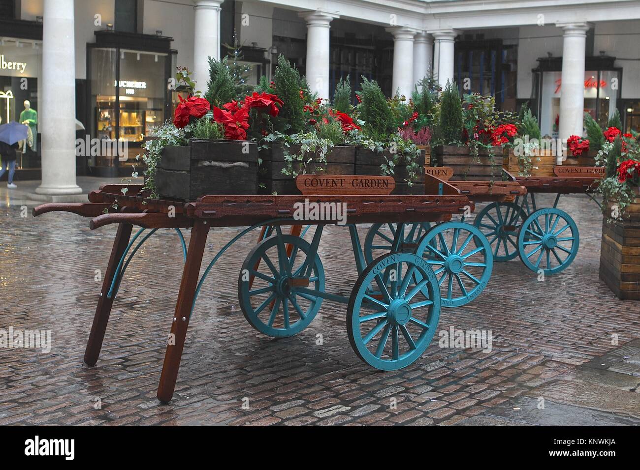 Covent Garden Londres Angleterre 2017 Noël Banque D'Images