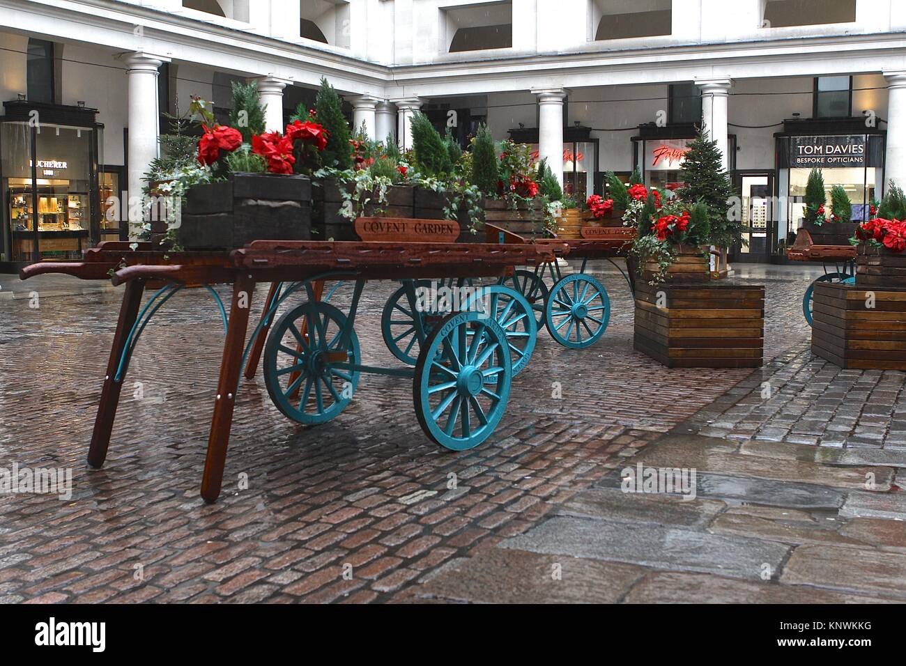 Covent Garden Londres Angleterre 2017 Noël Banque D'Images