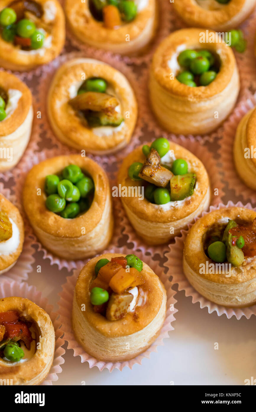 Apéritifs feuilletés Banque D'Images