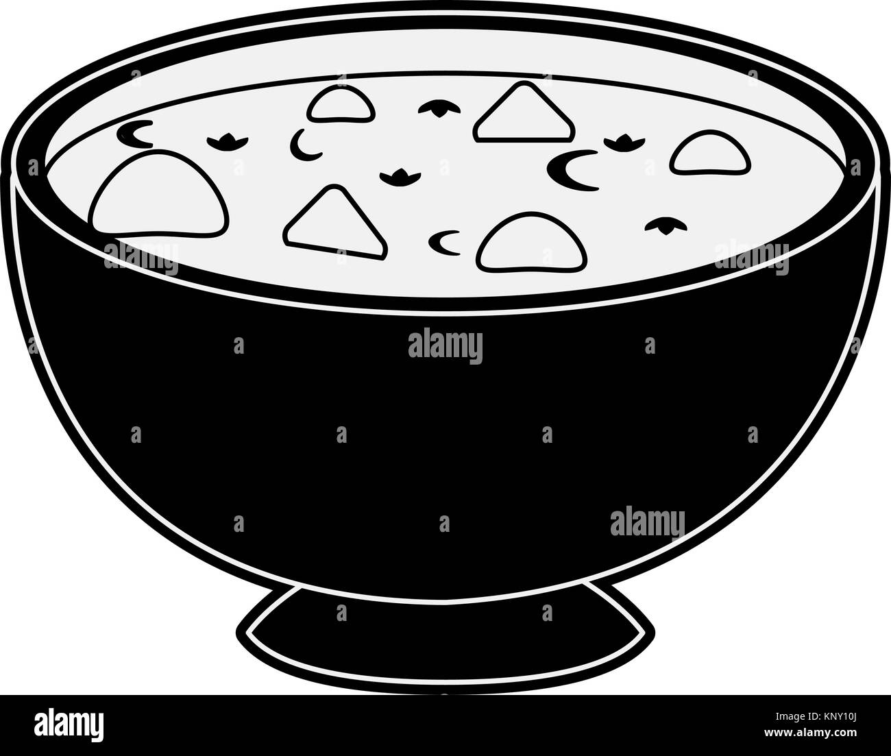 La nourriture délicieuse soupe Illustration de Vecteur