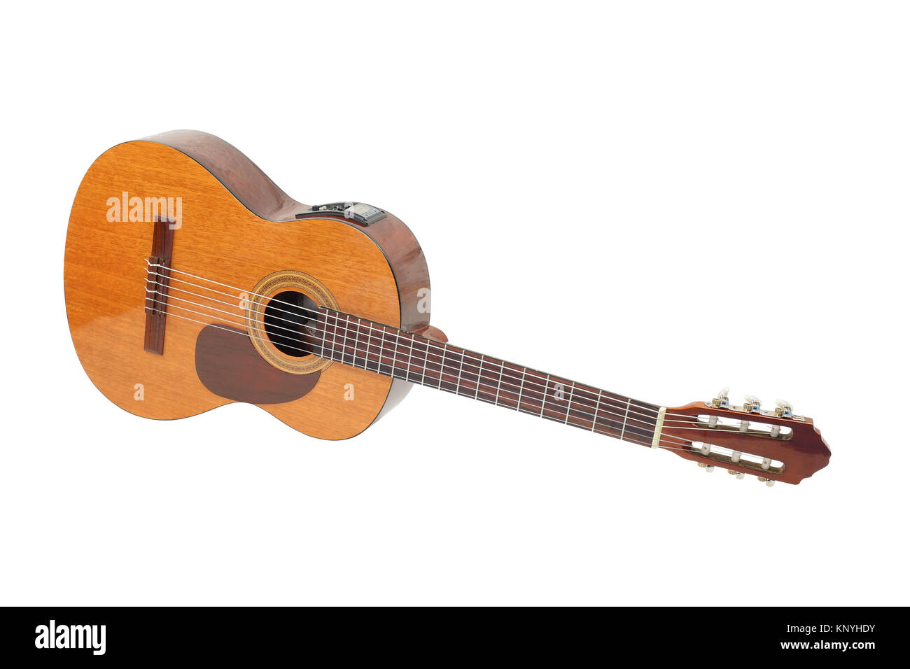 Instrument de musique - Guitare Classique sur fond blanc Photo Stock - Alamy