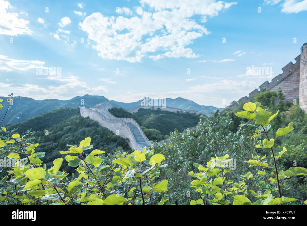 La Grande Muraille de Chine. Banque D'Images