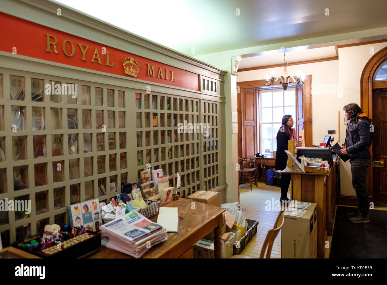 Le premier bureau de poste de Toronto, 1834 un bureau de poste dans le centre-ville de Toronto, qui était auparavant un ministère de la British Royal Mail au Canada. Banque D'Images