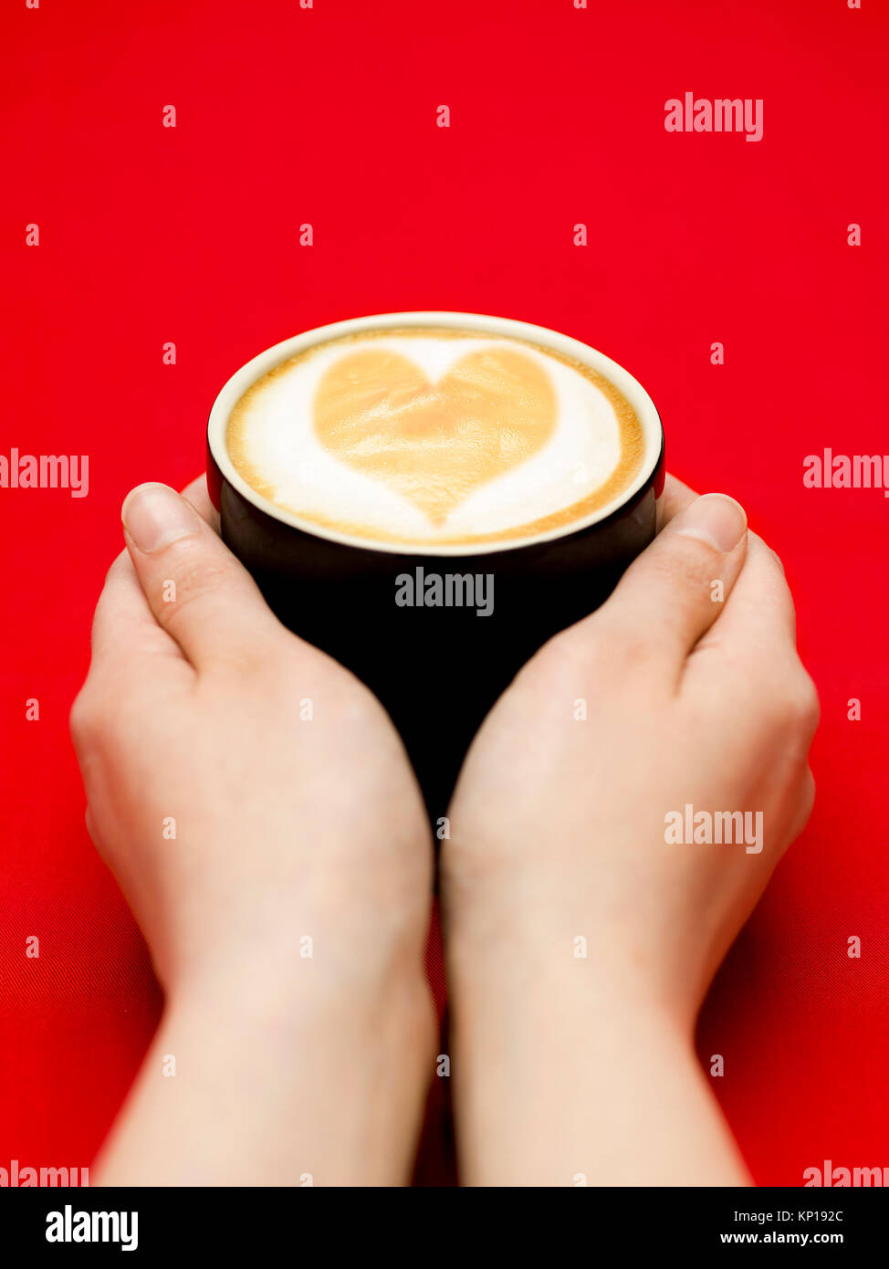 Atteindre pour le café Banque D'Images