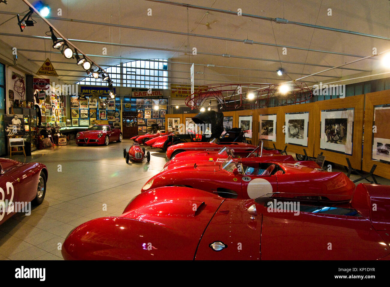 Musée Stanguellini des véhicules historiques, Modène, Émilie-Romagne, Italie Banque D'Images