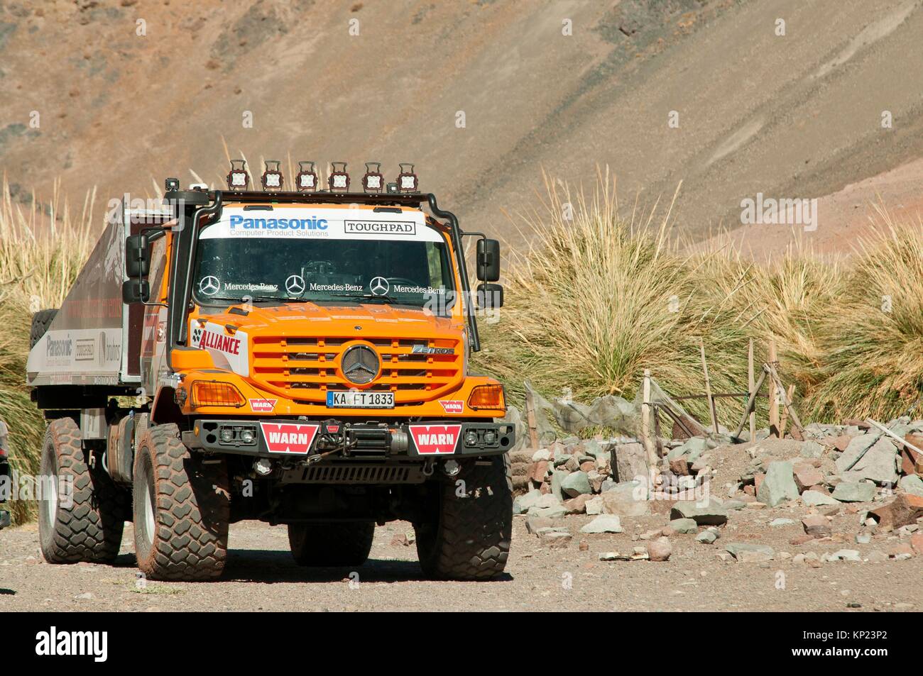 Camion Mercedes, World record. Chili, Région III d'Atacama, Chili