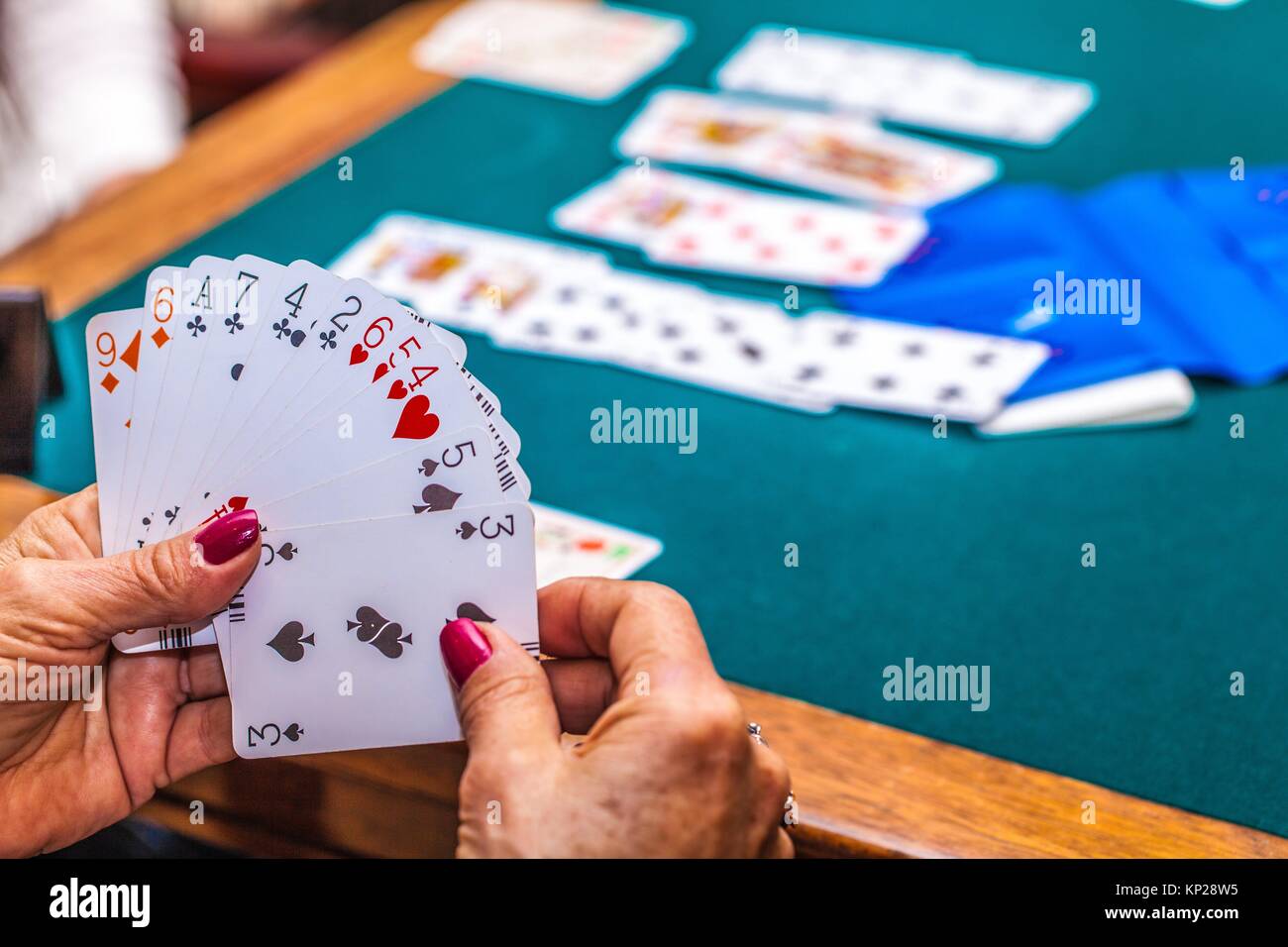 Bridge Card Game Banque D Image Et Photos Alamy