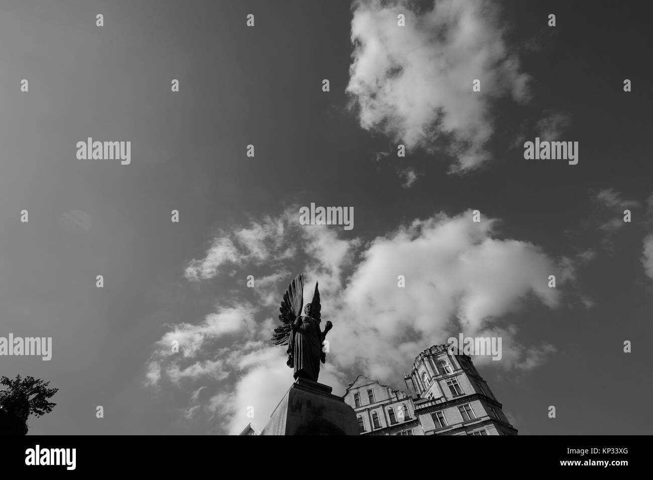 Statue d'un Ange Ville de Bath Spa Banque D'Images