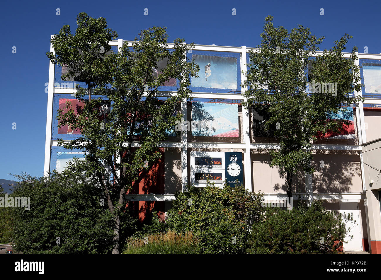 L'United States Olympic Training Center de Colorado Springs, Colorado. Banque D'Images