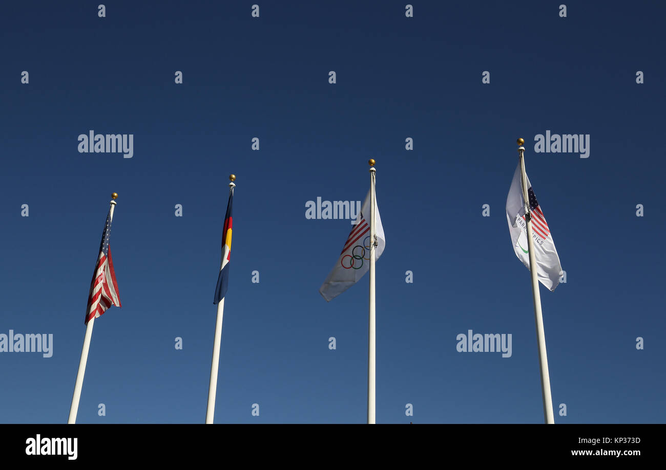 L'United States Olympic Training Center de Colorado Springs, Colorado. Banque D'Images