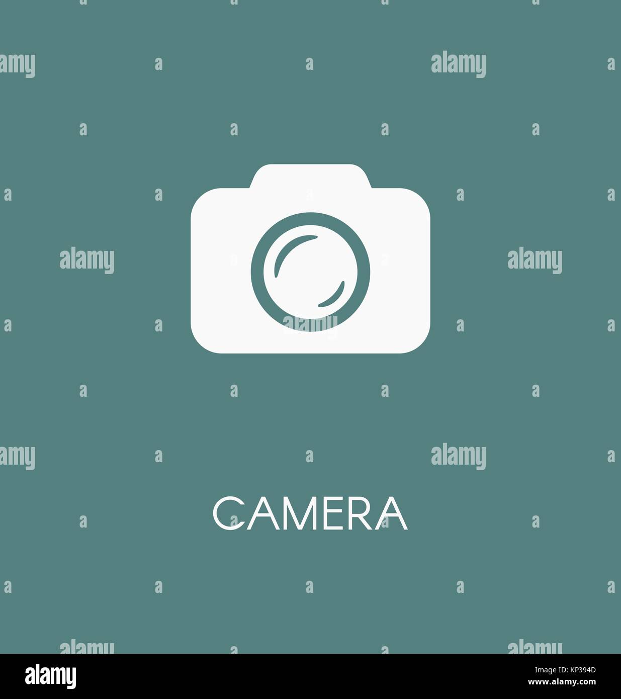 L'icône de caméra / photocamera télévision simple illustration vectorielle. Illustration de Vecteur