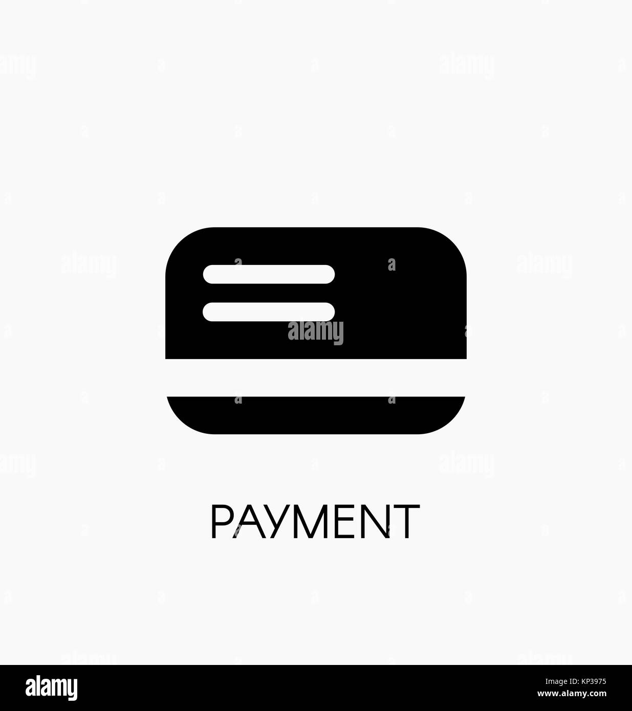 L'icône de paiement. Paiement par carte de crédit ou de débit symbole type vector illustration. Illustration de Vecteur