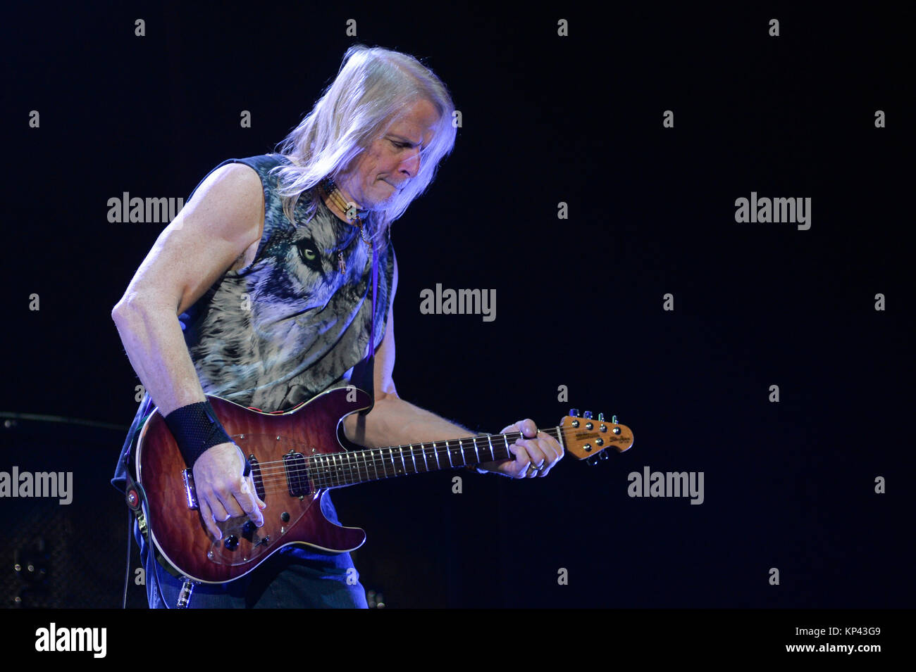 Sao Paulo, Brésil. 13 Décembre, 2017. Groupe britannique Deep Purple pendant un spectacle au Festival de Rock solide tenue à Allianz Park à São Paulo à la nuit de mercredi, 13. (PHOTO : LEVI BIANCO/BRÉSIL PHOTO PRESSE) Credit : Brésil Photo Presse/Alamy Live News Banque D'Images