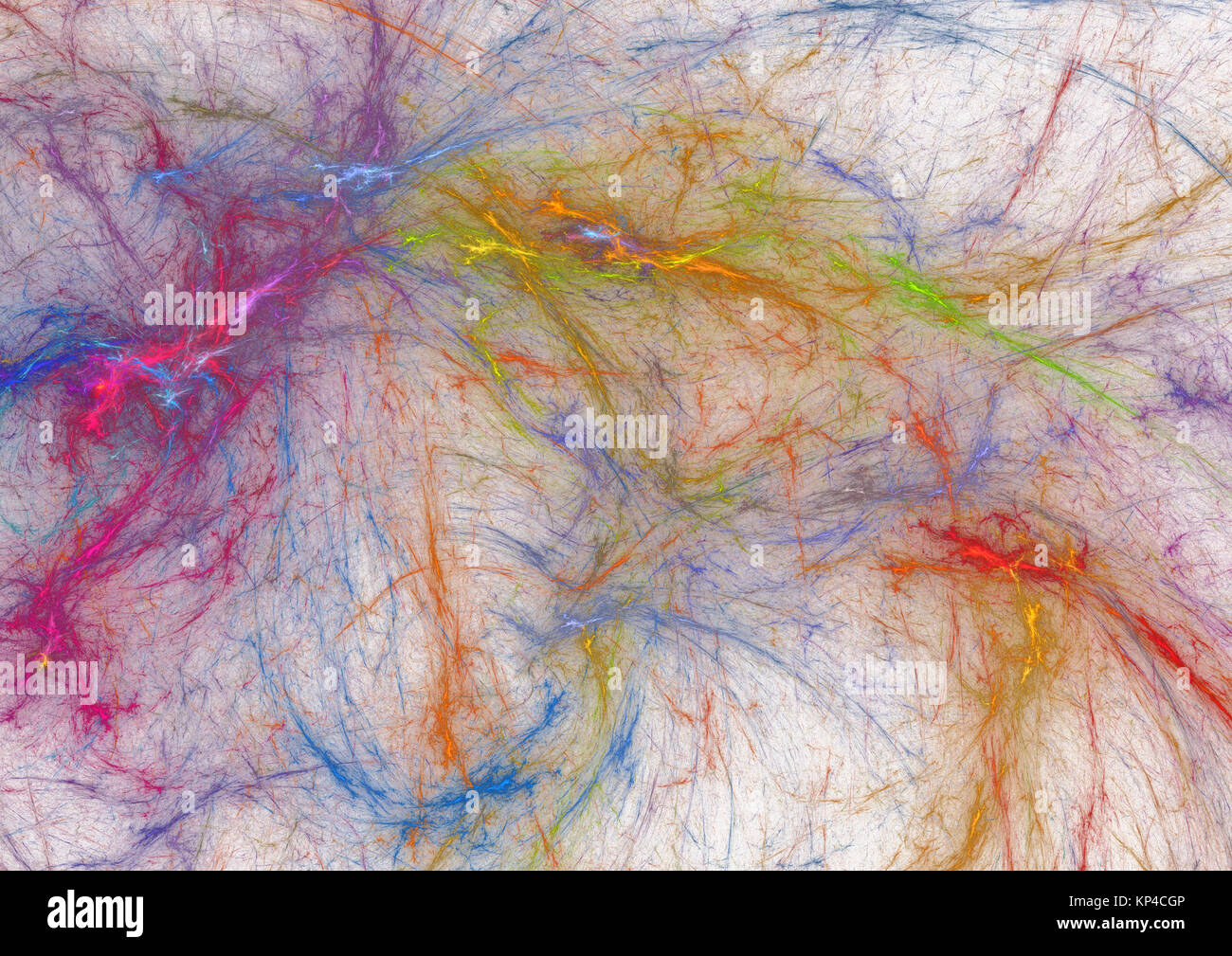 Fractale de la flamme, image générée numériquement Banque D'Images
