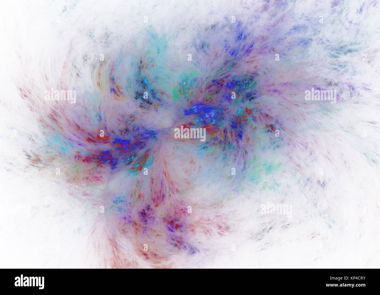 Fractale de la flamme, image générée numériquement Banque D'Images