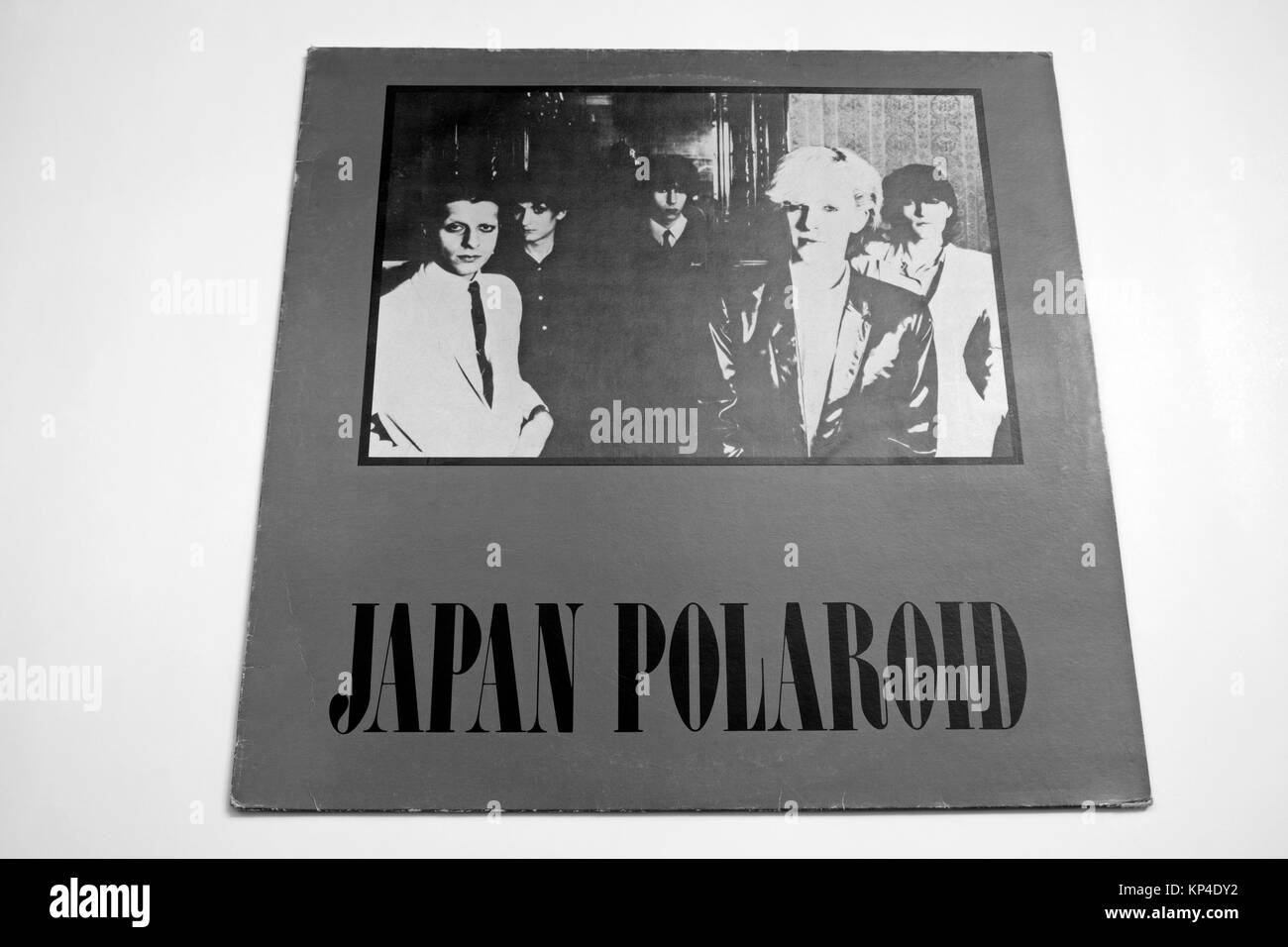 Polaroid Japon bootleg vinyl record Banque D'Images