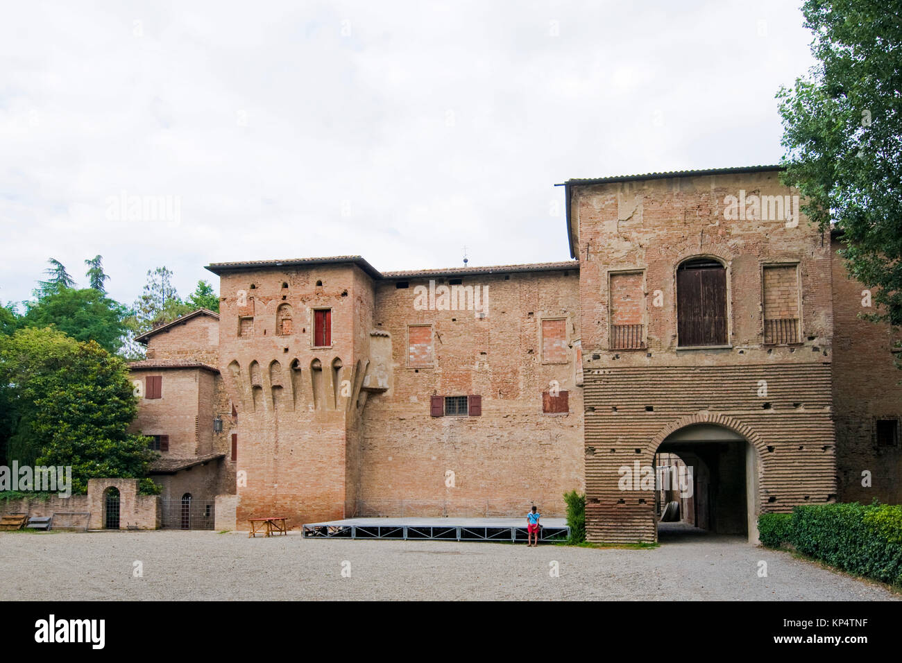 Rocca Rangoni, Spilamberto, Emiglia Romagna, Italie Banque D'Images