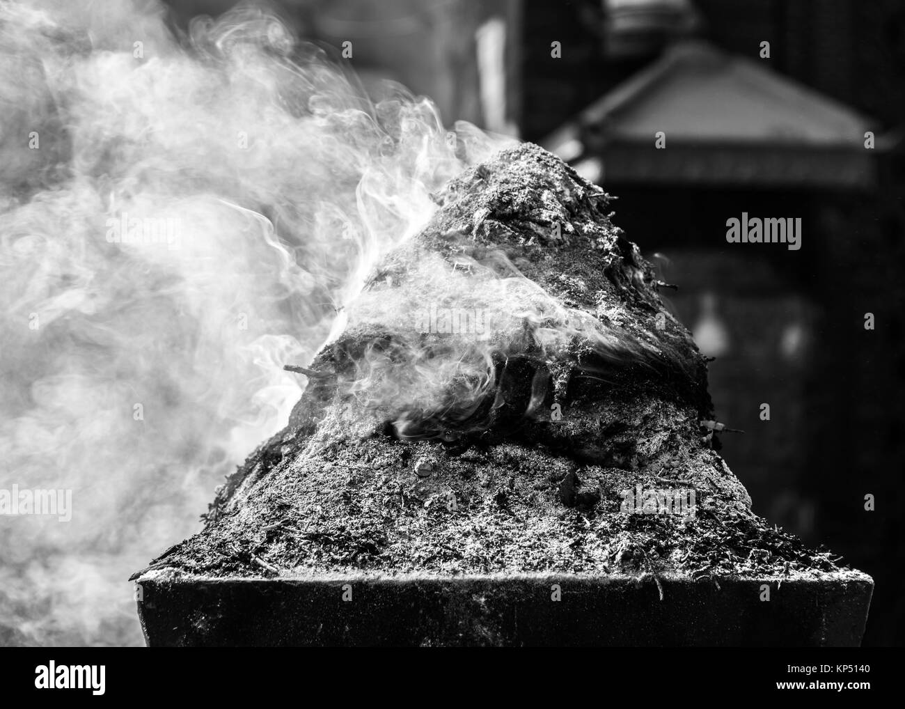 Encens burning Banque D'Images