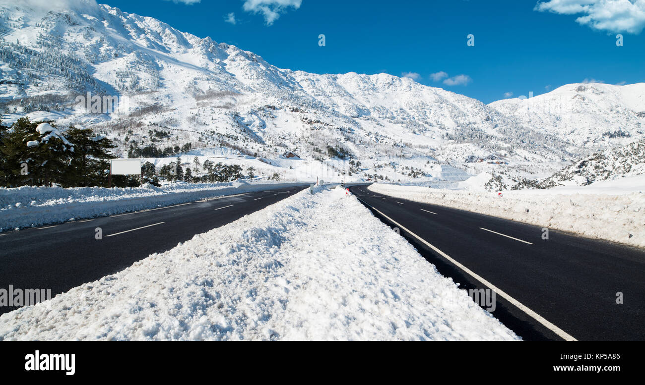 Route de l'Anatolie, les routes d'asphalte Banque D'Images