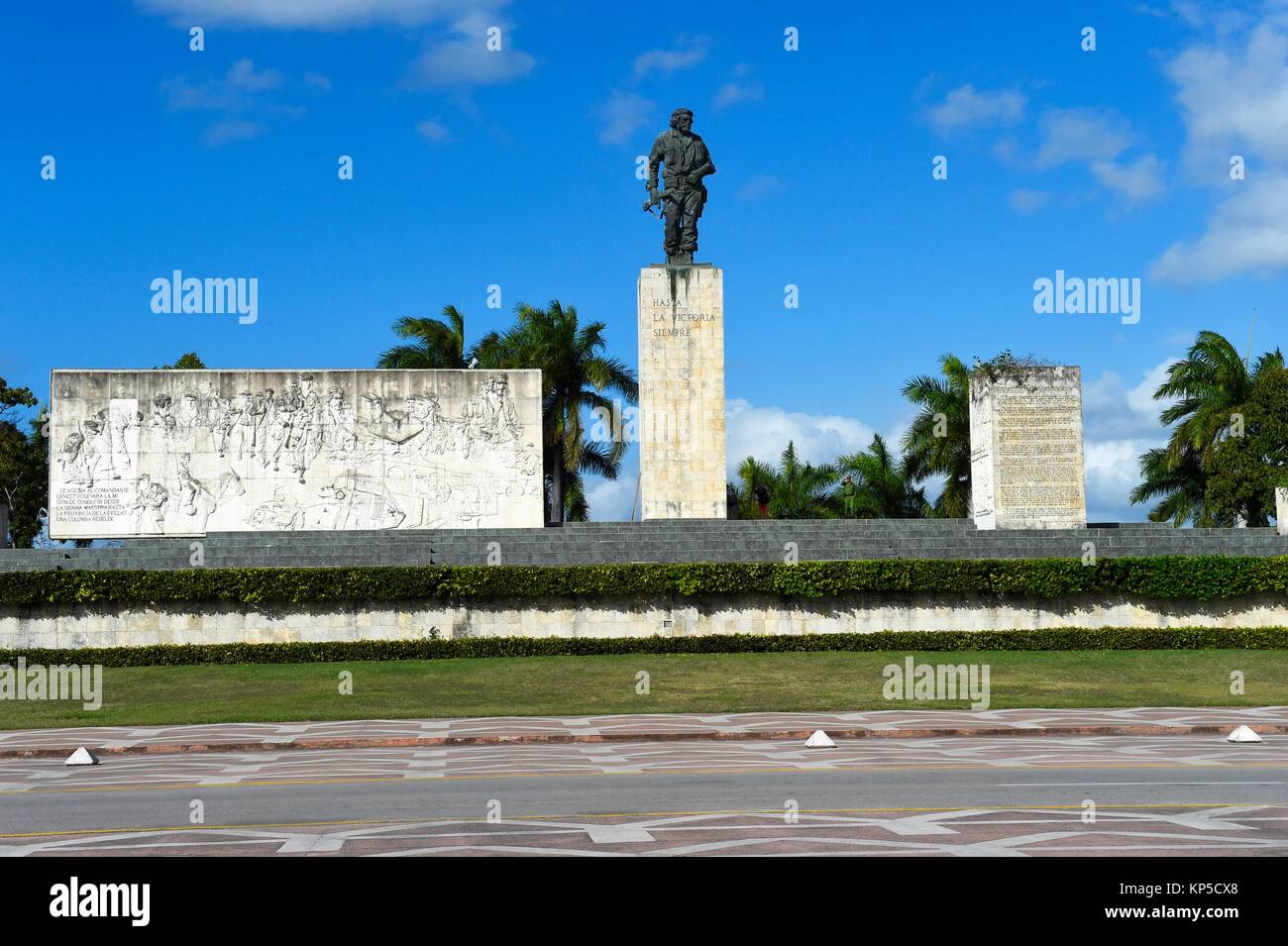 Che et d'un mausolée, Santa Clara, Cuba. Banque D'Images