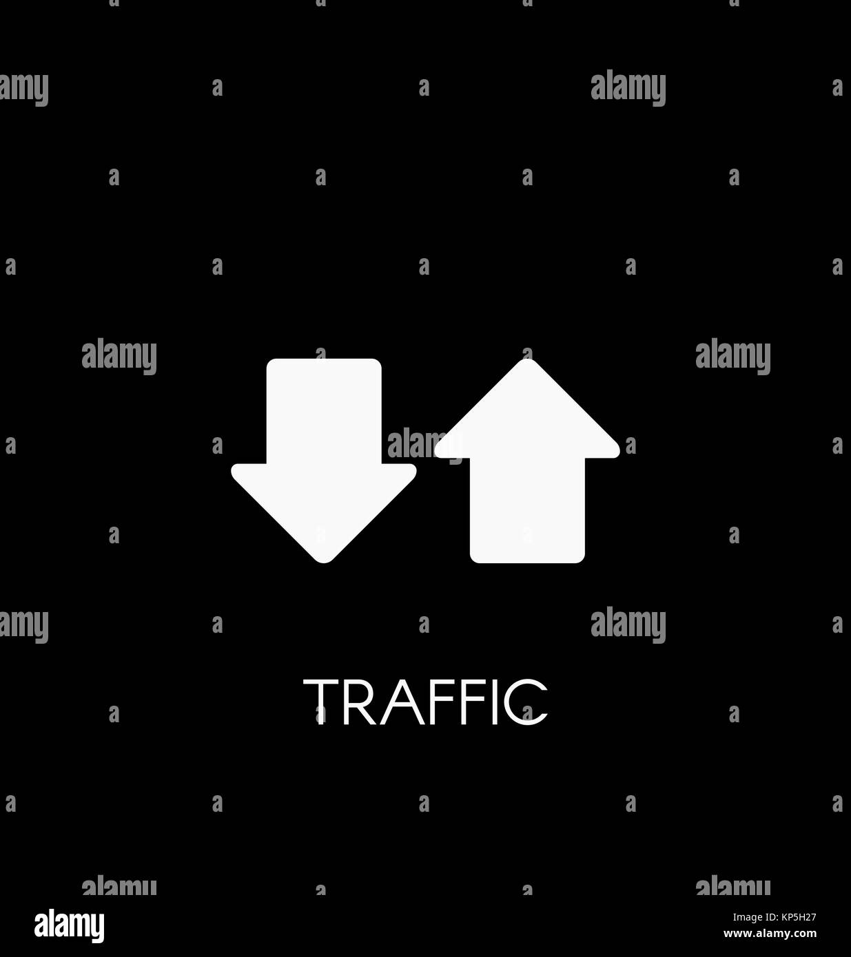L'icône de trafic Internet illustration vectorielle. Illustration de Vecteur