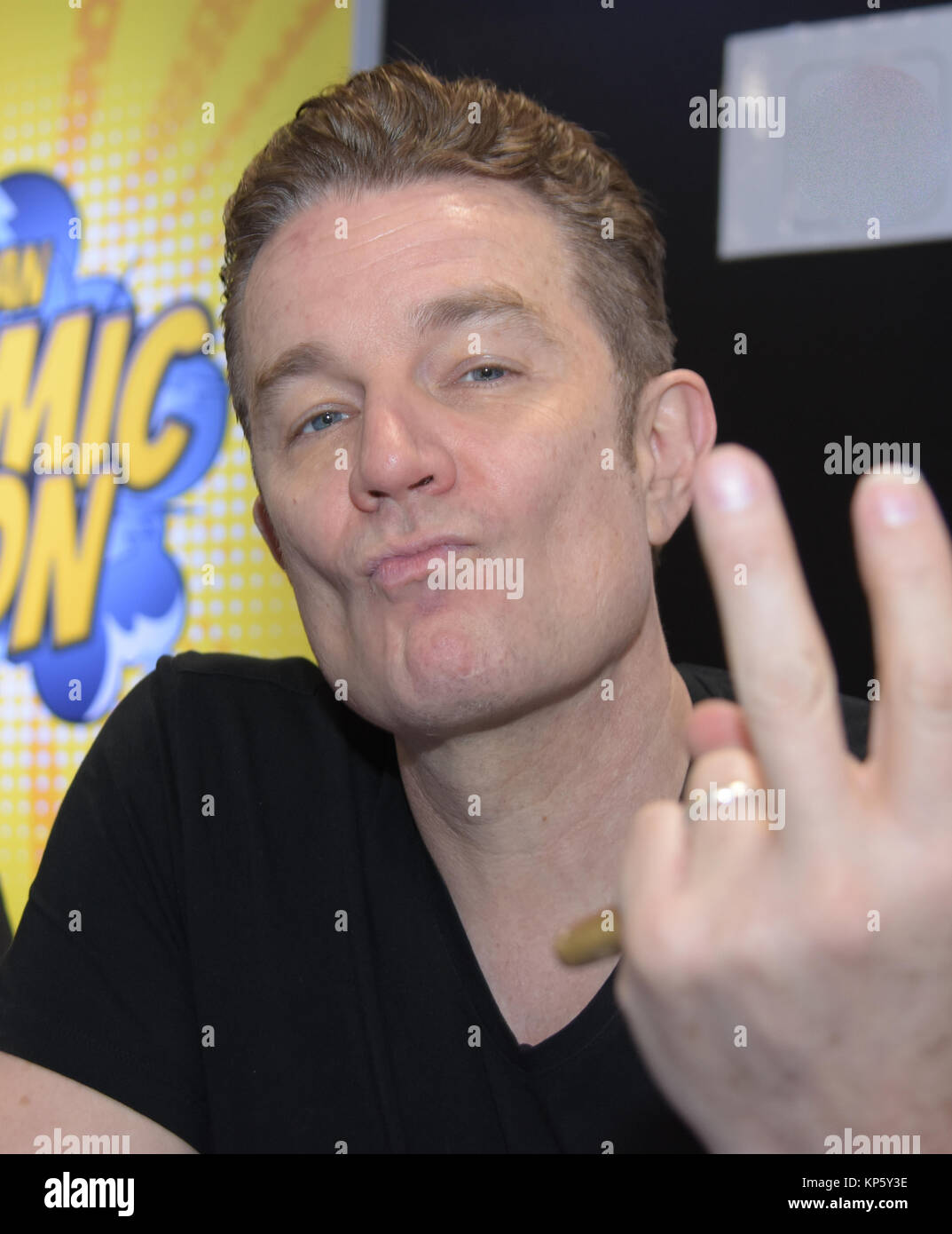 Dortmund, Allemagne - 9 décembre 2017 : l'acteur américain James Marsters (* 1962, Spike sur Buffy the Vampire Slayer) Allemand à Comic Con Dortmund. Plus de 30 Banque D'Images