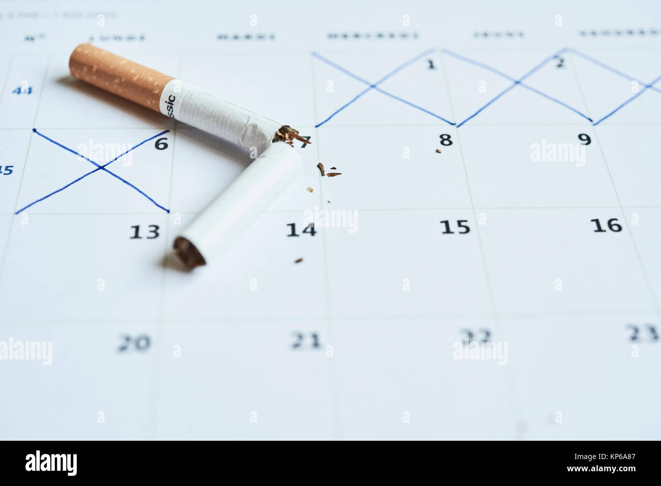 Arrêter de fumer Banque D'Images