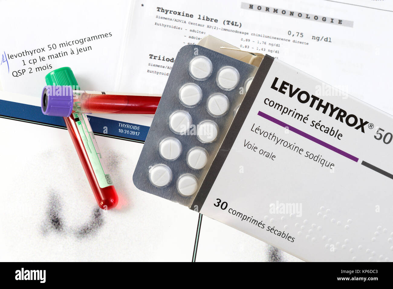 l-thyroxin-banque-de-photographies-et-d-images-haute-r-solution-alamy