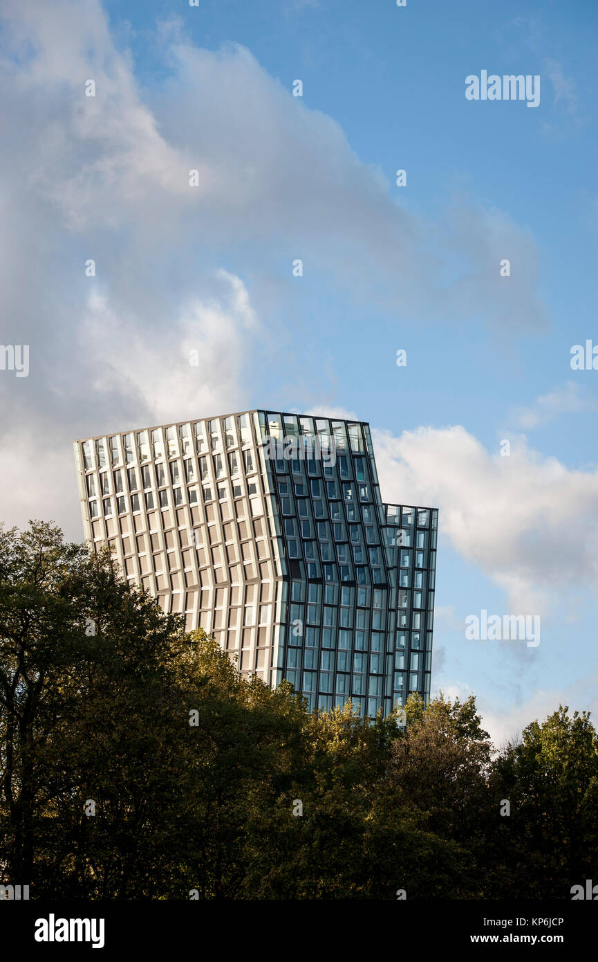 De nouveaux gratte-ciel au redlight District à Hamburg St Pauli, Reeperbahn. Banque D'Images