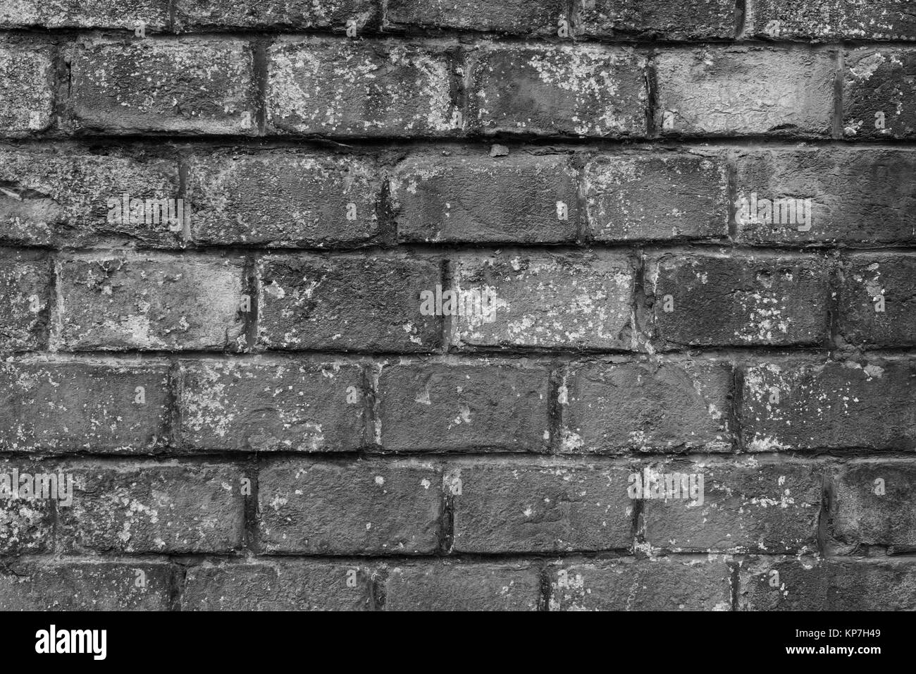 Très Vieux Mur De Briques Gris Comme Fond Décran La