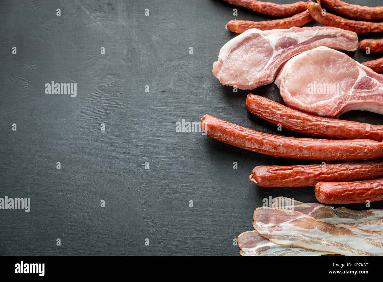 Sources de graisses saturées Banque D'Images