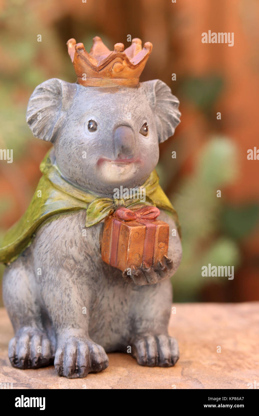Décoration nativité koala Banque D'Images