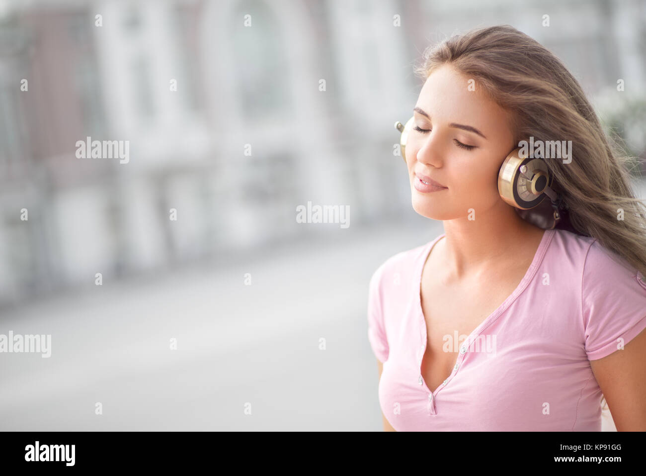 Musique apaisante. Banque D'Images