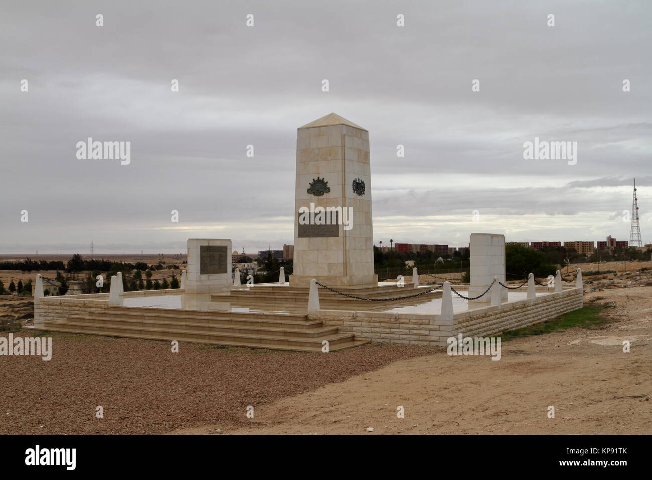 Site de la tombe de guerre du Commonwealth près d'El Alamein en Égypte Banque D'Images