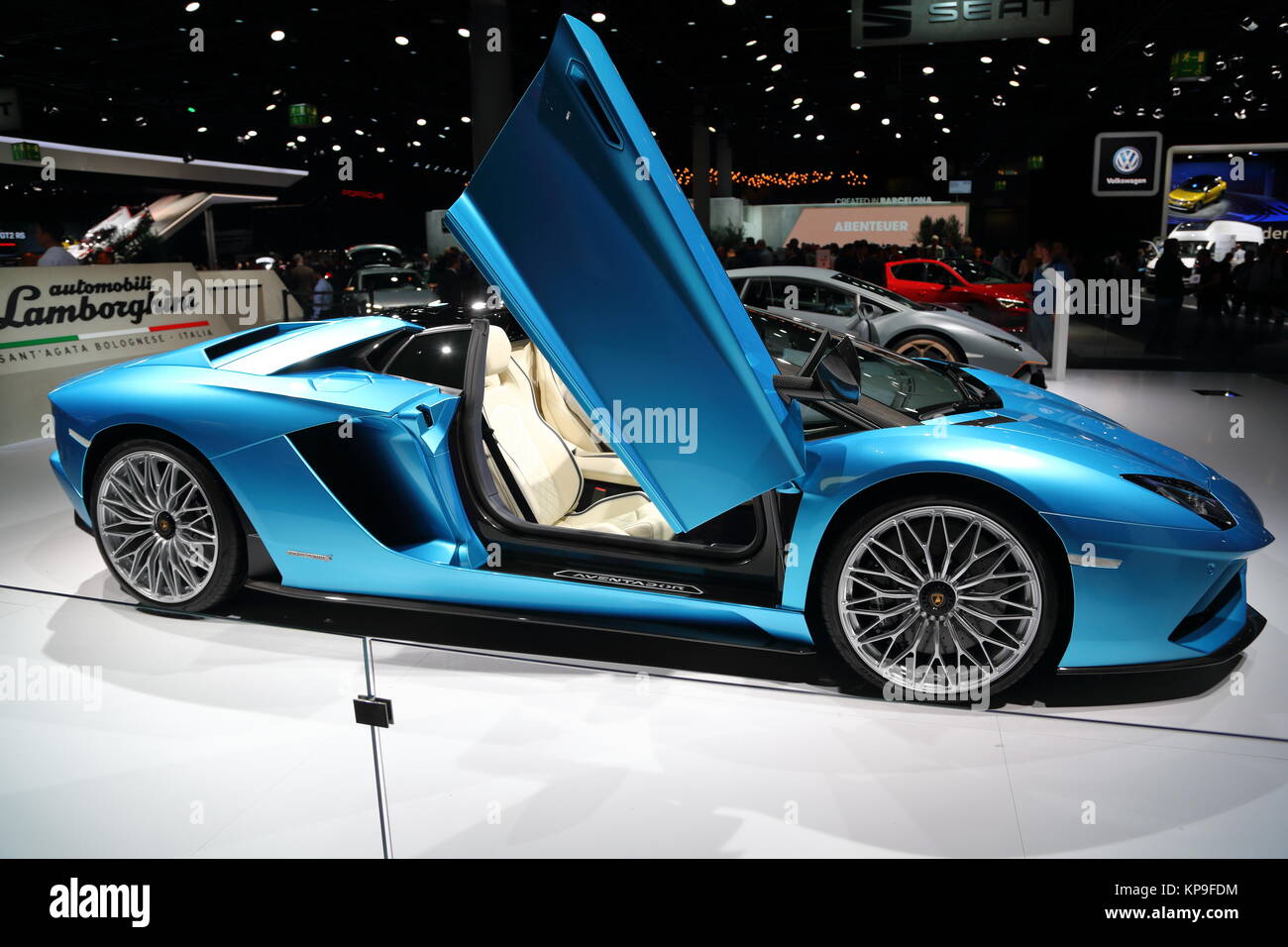Lamborghini Aventador au Frankfurt International Motor Show 2017, Allemagne Banque D'Images