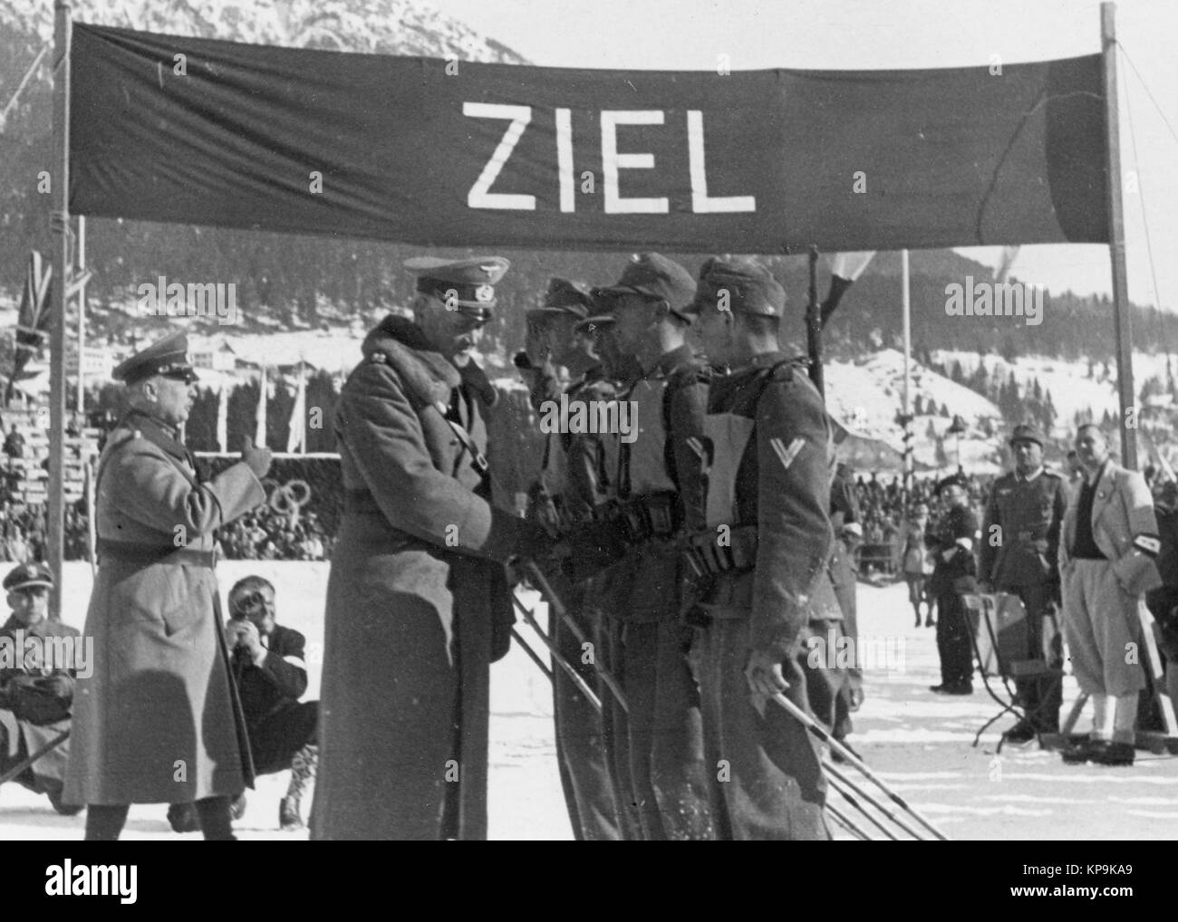 Le général allemand croix croix allemande titulaire titulaire Wehrmacht Luftwaffe Waffen-SS Banque D'Images