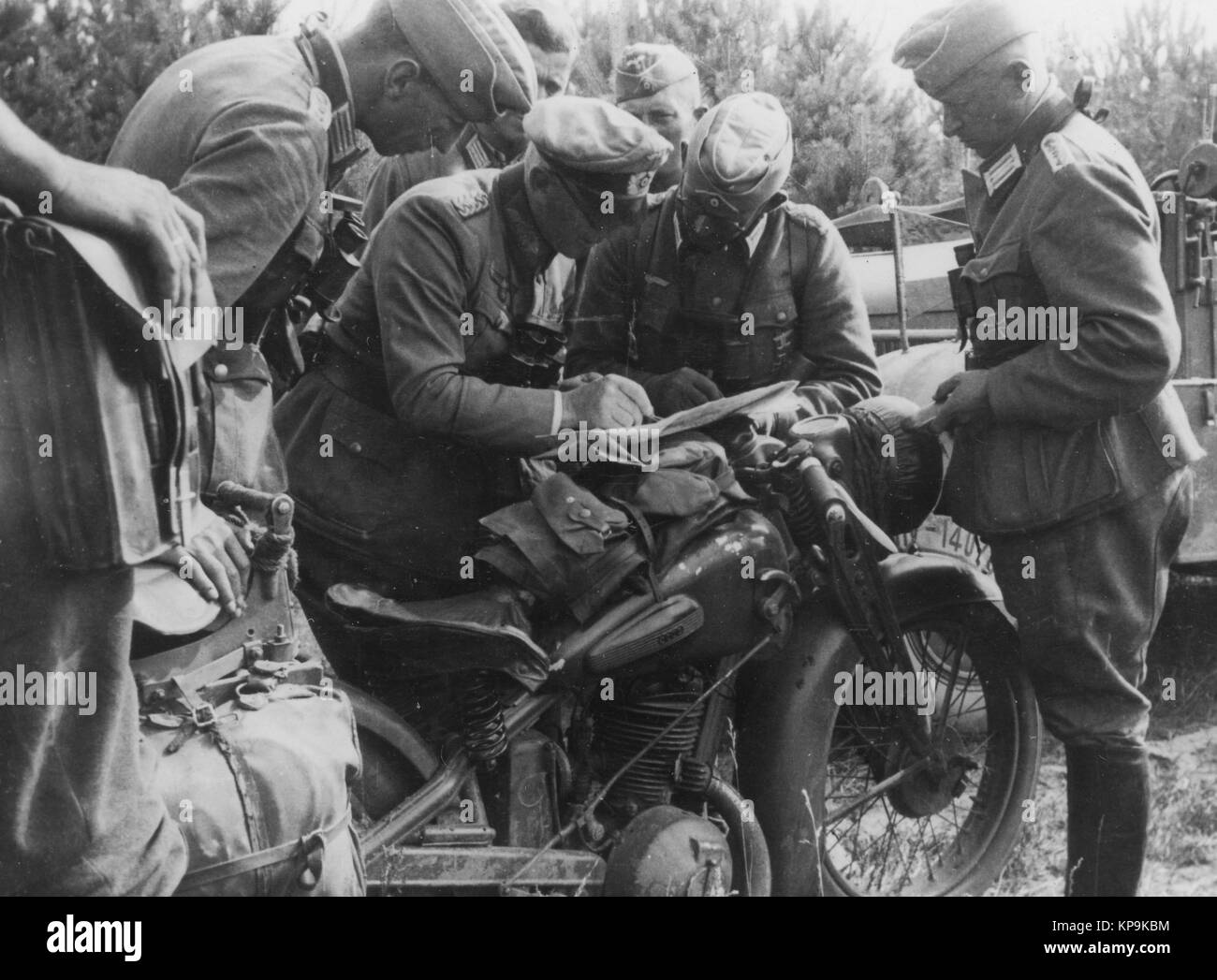 Le général allemand croix croix allemande titulaire titulaire Wehrmacht Luftwaffe Waffen-SS Banque D'Images