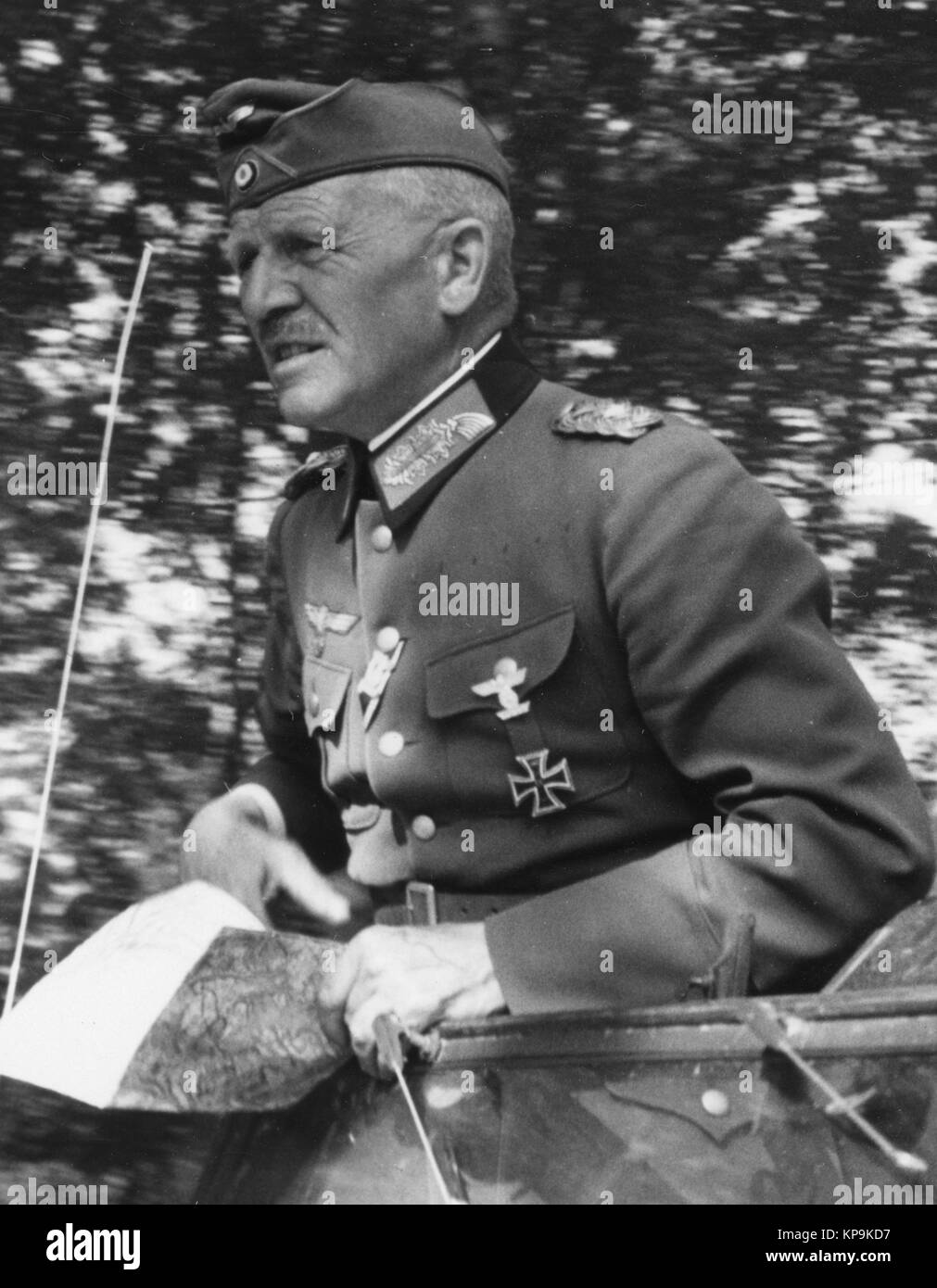 Le général allemand croix croix allemande titulaire titulaire Wehrmacht Luftwaffe Waffen-SS Banque D'Images