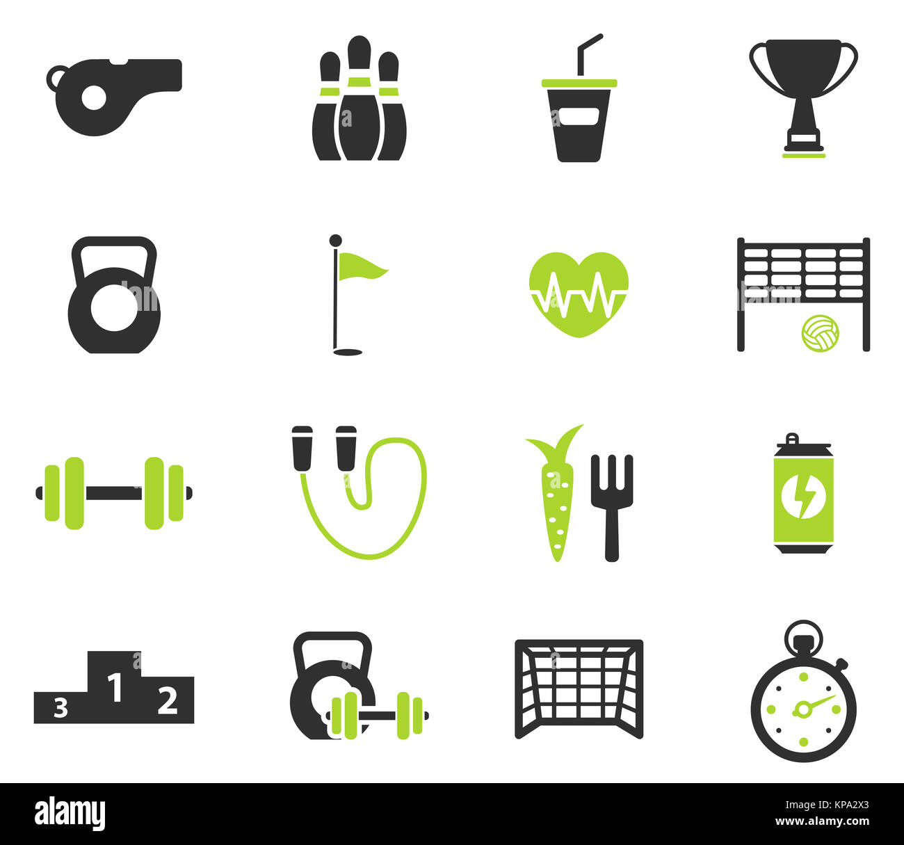 Le sport simplement icons Banque D'Images