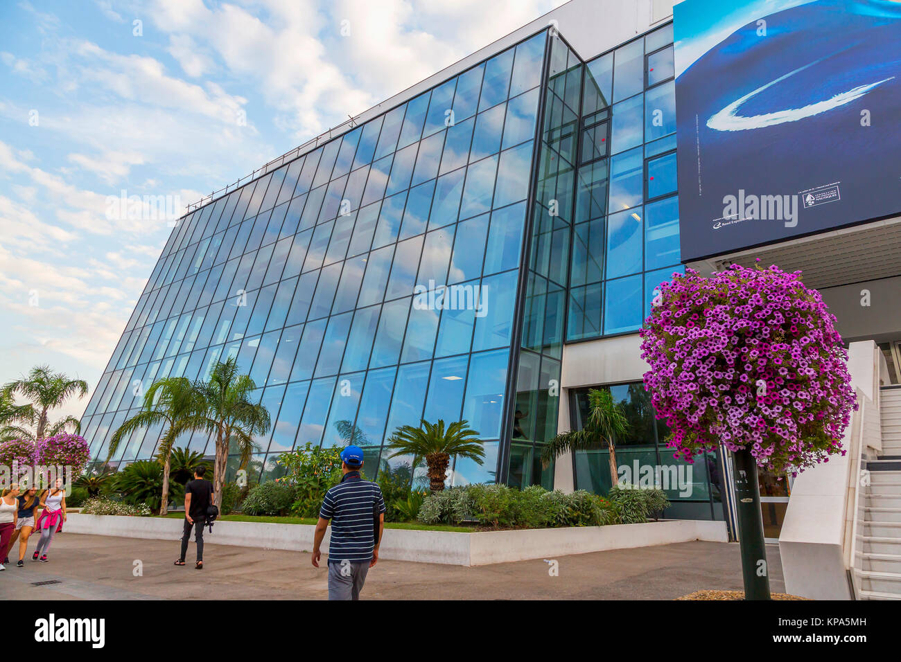 CANNES, FRANCE - 8 septembre 2015, Casino de palais de Film à Cannes. Banque D'Images