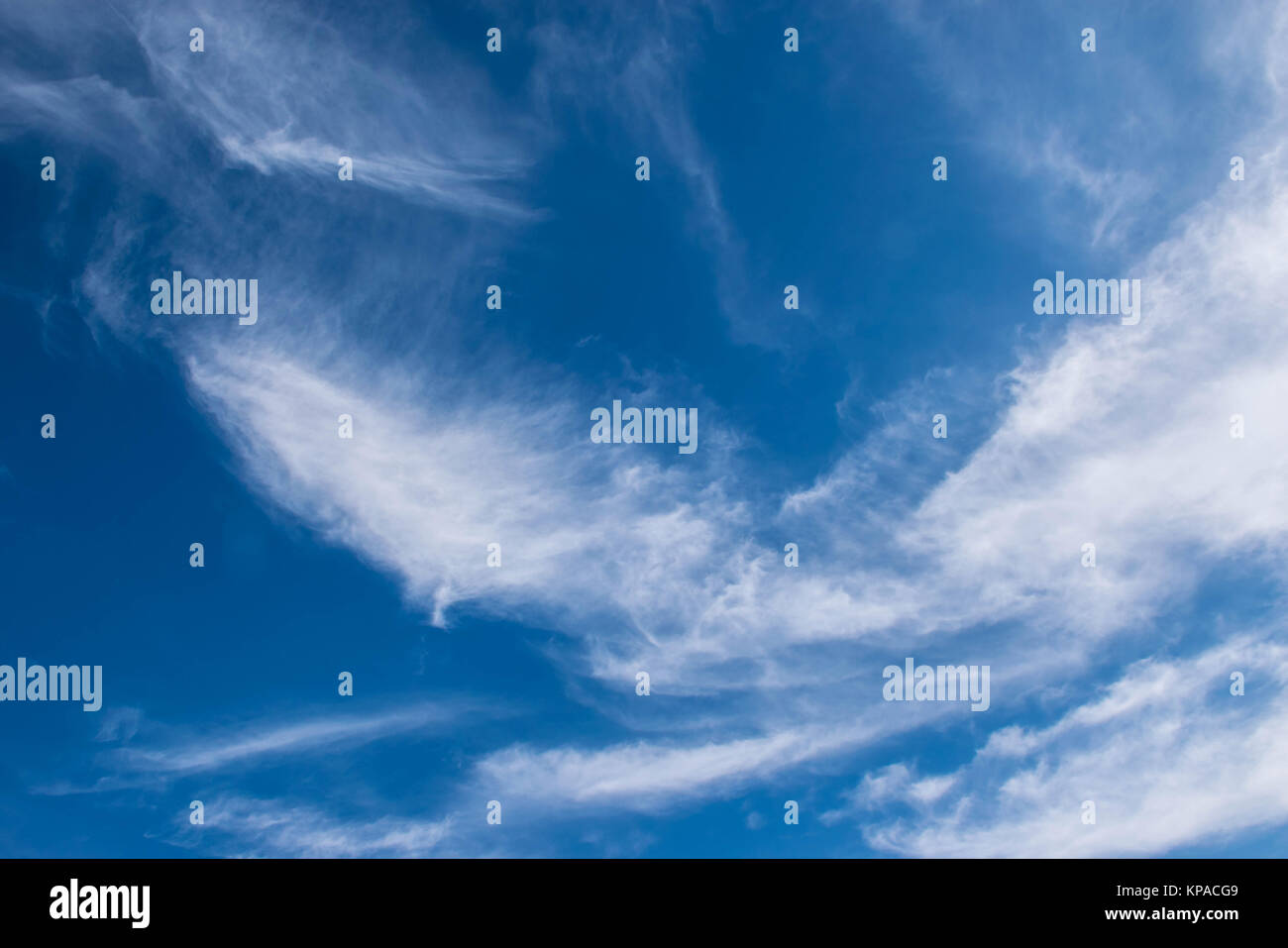 Beau Ciel et nuages. Banque D'Images