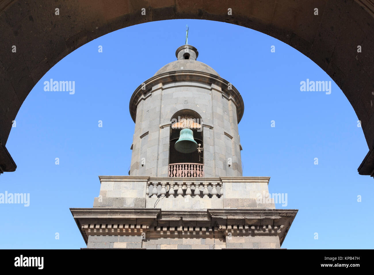 Vues de la cathédrale de Las Palmas resort de vacances île de Gran Canaria, une île espagnole, au large de la côte nord de l'Afrique de l'ouest décembre 2017 Banque D'Images