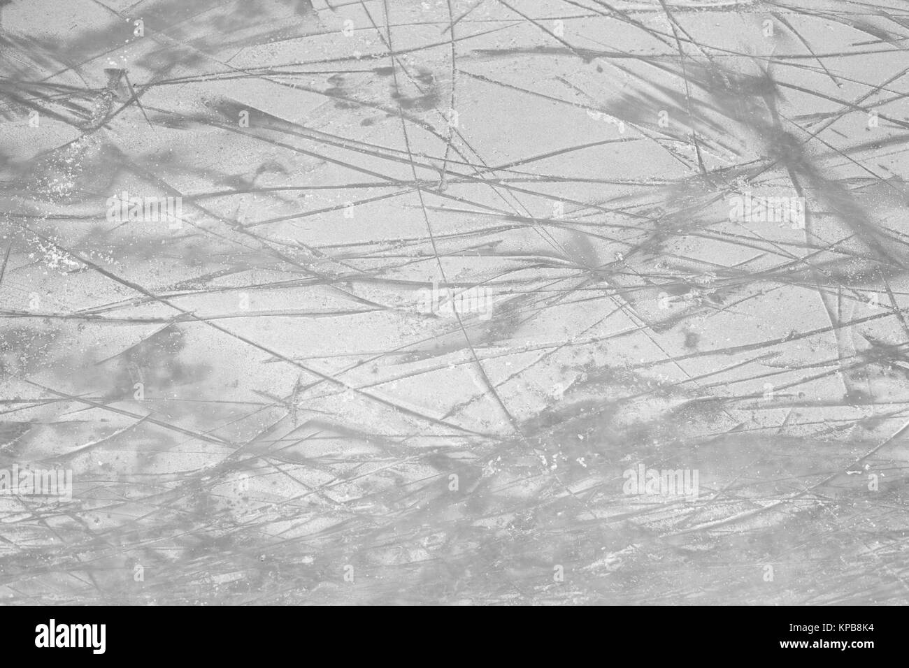 Vue rapprochée d'un anneau de glace. Banque D'Images