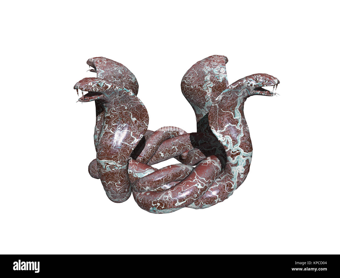 Sculpture serpent exemptés Banque D'Images